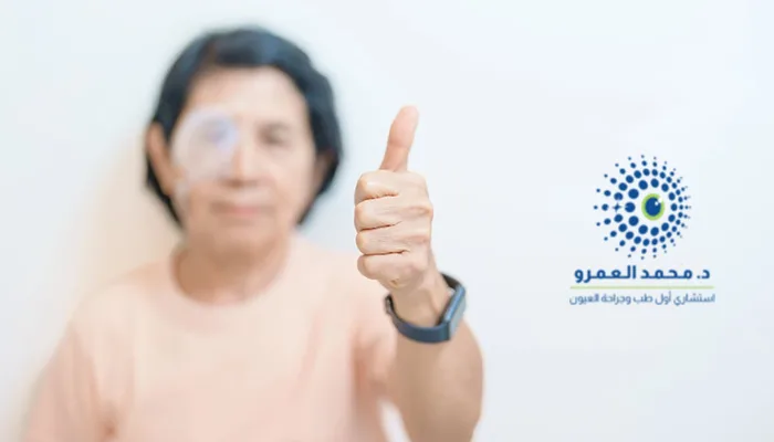 نتائج عملية الماء الأبيض بعد أسبوع