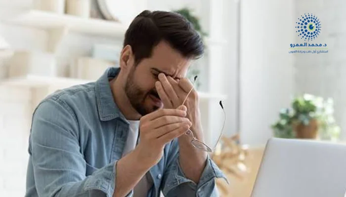 صداع العين بعد القراءة أو العمل أمام الكمبيوتر